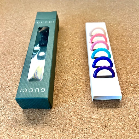 Gucci Watch Bezel Set (8 Colors) w/ Original Box – Fits 1100L / 112 - Picture 4 of 4